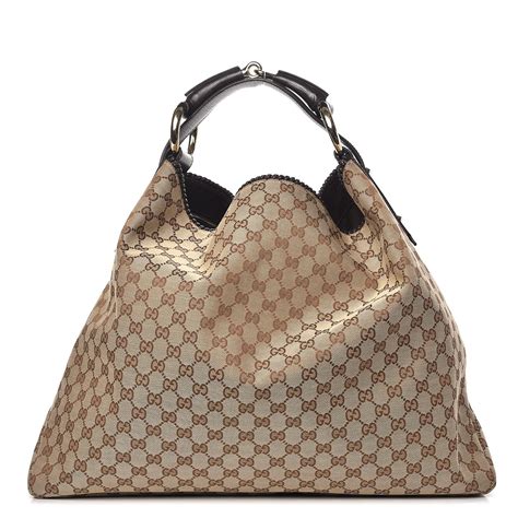 gucci large horsebit hobo replica|gucci horse bit hobo large.